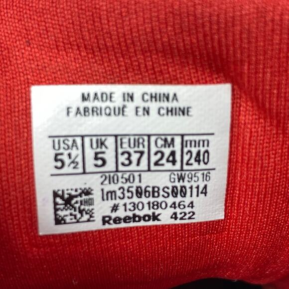 Reebok Freestyle Hi Red High Top Shoes - Picture 8 of 8